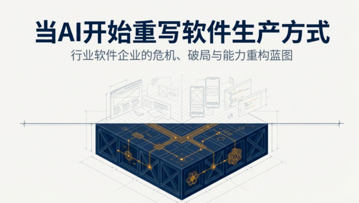 当AI开始重写软件生产方式,行业软件企业该如何应对?