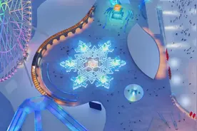哈尔滨冰雪大世界再上新！超大雪花冰迷宫等你来挑战图片
