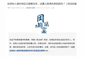 捡到价值14万元项链后丢弃，法院：拾得人赔4.5万元图片