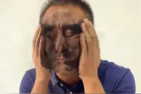 极目政情|“抹得越黑，祝福越多”，云南一文旅局长抹黑脸为“五一”揽客：既可以抹，又可以吃，原料是本地咖啡粉等图片