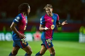 （体育）足球——欧冠：巴塞罗那队晋级八强图片