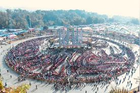 万人齐舞共庆双节！2025芒市目瑙纵歌节拉开帷幕图片