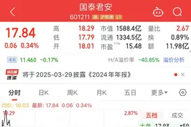 国泰君安今日复牌，与海通证券合并重组进入倒计时图片