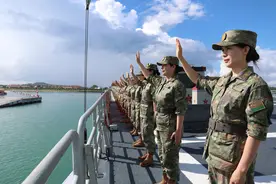 联合反恐，中方参演部队抵达柬埔寨图片