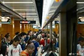 今明两天广州地铁多条线路推迟收车图片