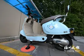 车辆“脚撑触地”即能电磁感应充电！福州首个电动自行车无线充电项目启用图片