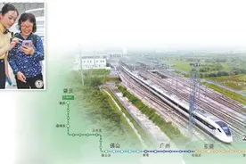 广东4条城际铁路贯通运营图片