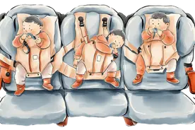 三胞胎高铁“挂票”走红，网友：这票怎么买？图片