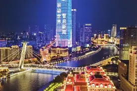 织就“T字轴” 绘美夜天津图片