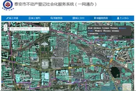 山东泰安：不动产地籍图查询助力学生入学报名图片