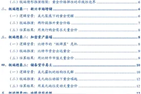 张瑜：黄金“狂想曲”——五种极端情形下的金价推演图片