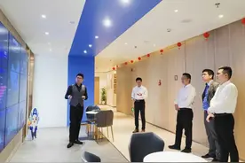 福建省大数据集团总经理张文洋一行到访白鸽在线，共话数字经济发展新路径图片