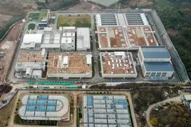 兰溪市工业污水处理厂建设完成图片