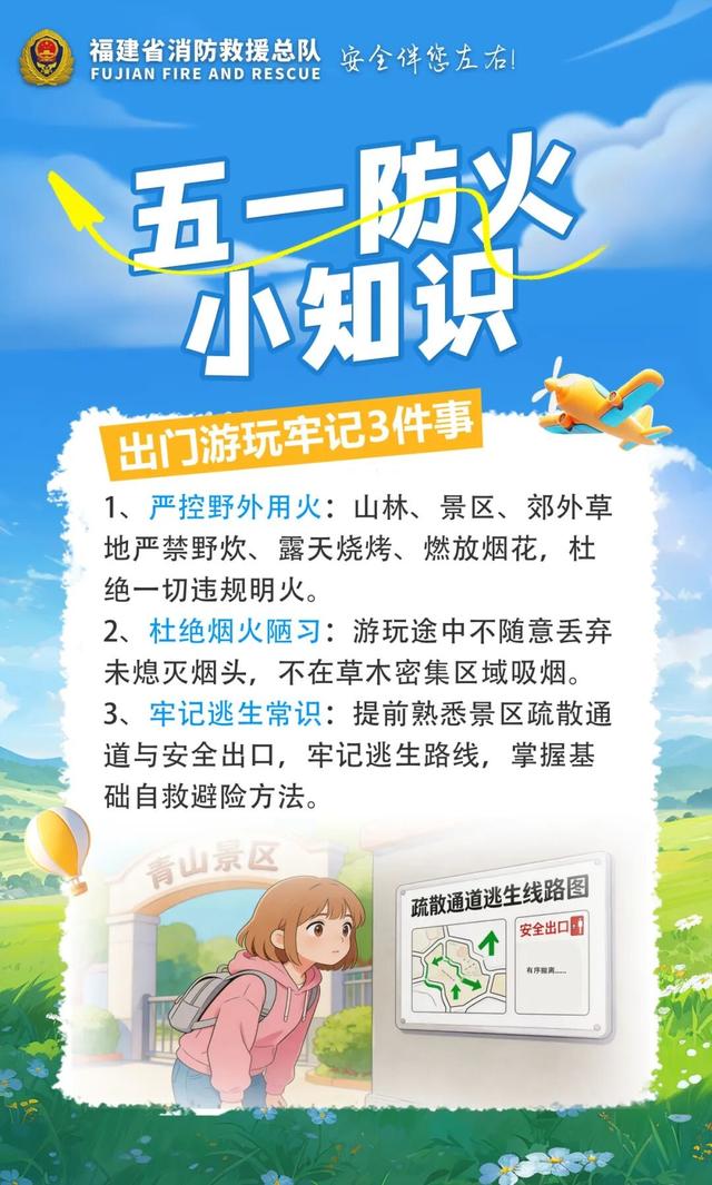 解锁“五一”好风光，这层防火Buff请叠满→