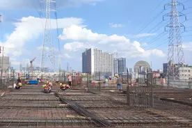 地铁十号线广钢新城车辆段突破关键节点，桩基工程全面完工图片