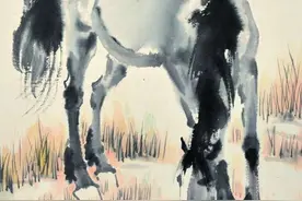 今年重庆艺术品拍卖收官！徐悲鸿《马》拍出220万元图片