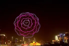 无人机灯光秀展演今夜试演，2000架无人机“绘”出重庆风采图片