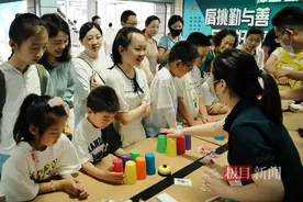 儿童节，14岁及以下儿童免费乘车，武汉这些地铁站里好热闹图片