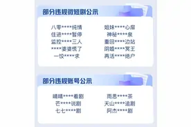 快手将关停短剧小程序，此前下架百余部违规微短剧图片