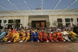 普宁英歌“五一”亮相泰国曼谷，以“文化走亲”推进中泰友谊图片