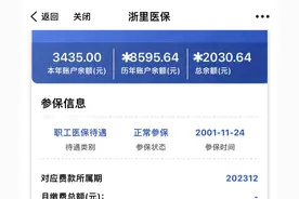 浙江个人医保金发放到账了，你猜是喜是忧？图片