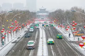 新年的第一份礼物：雪落固原！图片
