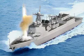 055南昌舰单挑美国航母，威力到底有多厉害，被授予时代楷模图片