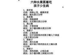 水果蒸着吃，居然好处这么多！图片