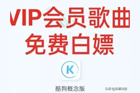 酷狗音乐VIP 无损版权音乐免费听一年省100多，酷狗概念版使用教程图片