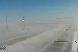 乌拉泊等风口阵风11级！新疆发布大风蓝色预警图片