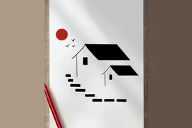 有笔就能画！教你简单画意境房子图片