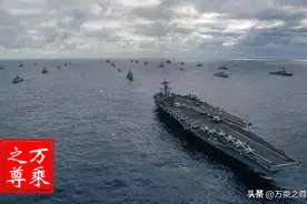 横扫太平洋，一艘055型驱逐舰单挑美军一个航母战斗群图片