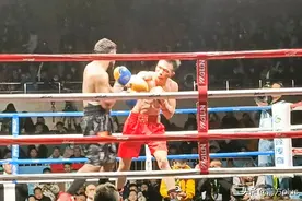 跨年夜，徐灿陕西设擂力克印度拳手！图片