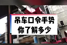 冷知识：指挥吊车居然有这么多手势，口哨也有指令？#吊车 #起重机械 #起重吊装 #施工现场实拍 #机械维修