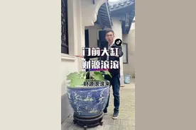 门前大缸，财源滚滚#农村自建房 #抖音小助手 #农村自建别墅