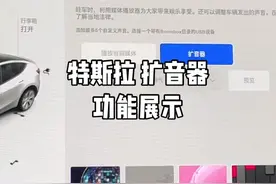 特斯拉V11【扩音器】功能展示，哈哈哈，有趣！ #model3 #modely #特斯拉视频封面