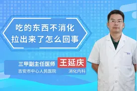 吃的东西不消化拉出来了怎么回事视频封面