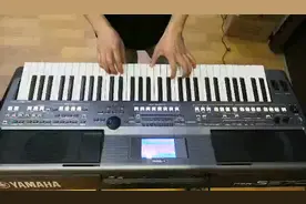 雅马哈编曲键盘psrs670自动伴奏，同步开始结束功能演示