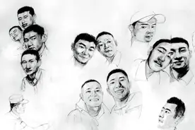 最好的离别礼物！00后战士为退伍战友绘10米全家福图片