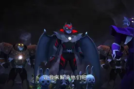 迷你特工队 空中有很多个蝙蝠 真的分不清哪个才是真的蝙蝠怪