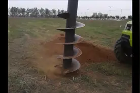 户外挖坑几分钟一个2米的坑