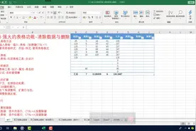 Excel强大的表格功能-清除数据与删除