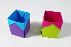 教你手工折纸盒子，简单易学