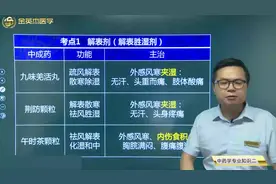 常用中成药1解表药3解表胜湿：九味羌活丸、荆防颗粒、午时茶颗粒