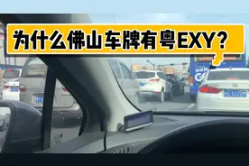 当你看到路上车牌粤EXY三个？记住那是佛山独有三个车牌！我是粤E视频封面