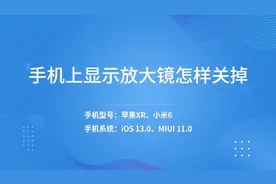 手机上显示放大镜怎样关掉