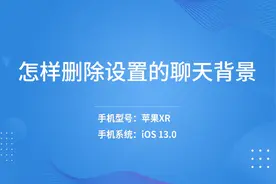 怎样删除设置的聊天背景