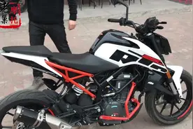 进口小排量街车ktm duke250 单缸水冷 7秒破百 极速150km/h