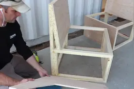 如何制作DIY旅行拖车 - 餐桌椅，床，柜等（第6部分）