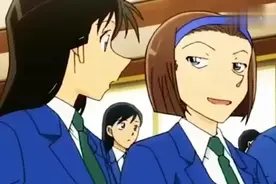 柯南：号称戳死人的小兰发型，其实是个意外，原型女星超级漂亮-